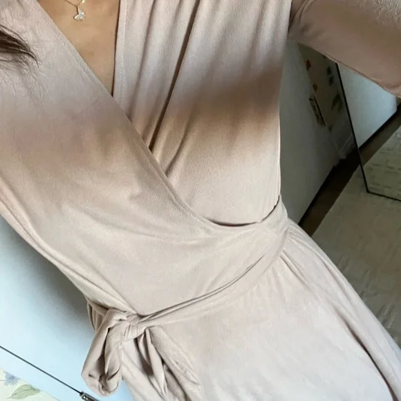 House of Lancry blush/Cream ballet Maxi Dress - Picture 2 of 3